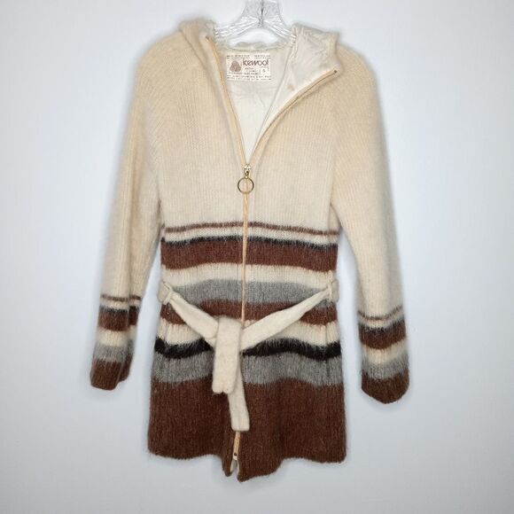 Vintage Icewool 100% Sheep Wool Knitted Coat size small - Picture 2 of 10